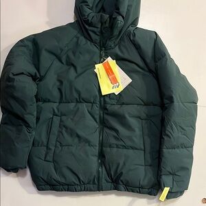 All in Motion Dark Green kids Puffy Jacket